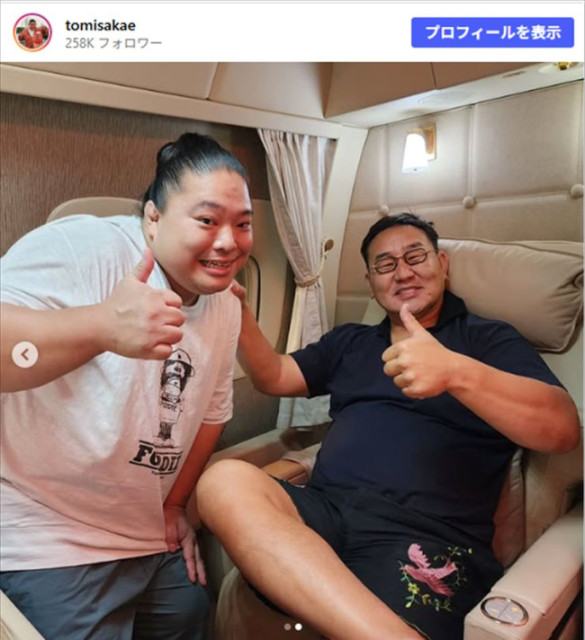 富栄ドラム 角界レジェンドと遭遇