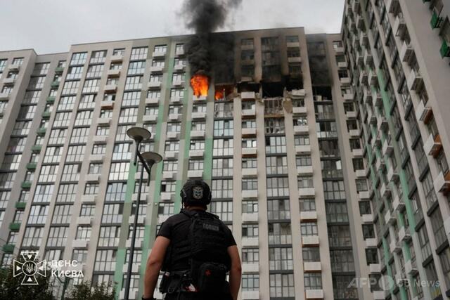 露軍 キーウなど大規模攻撃12人死亡
