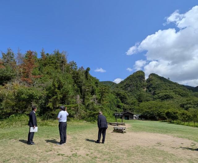 岸田氏が佐渡島の金山視察「圧巻」
