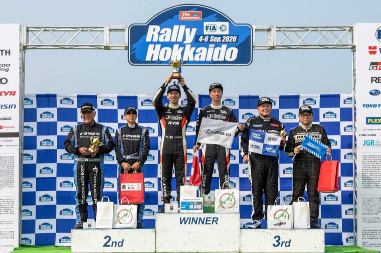 TEAM JAOS with LEXUS「ラリー北海道 XCR スプリントカップ」クラス優勝