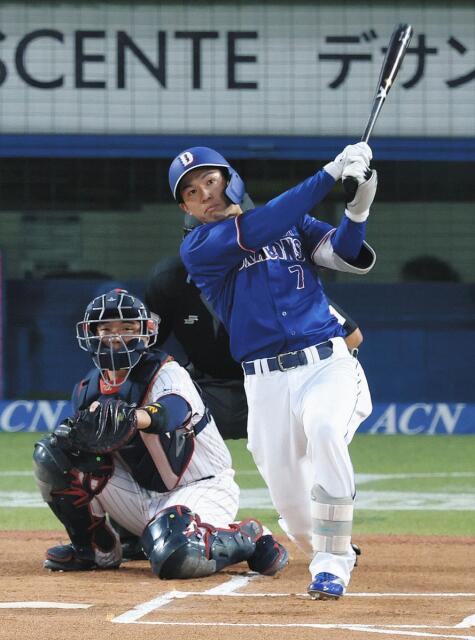 中日・福永 球団初の2戦連続先頭弾