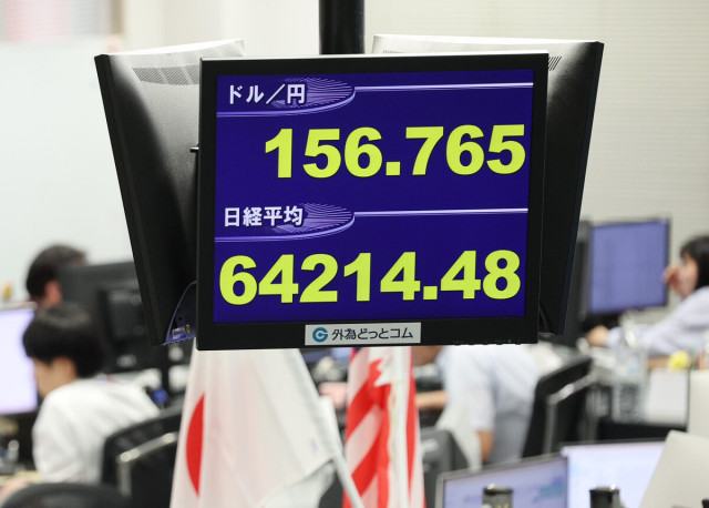 円が大幅上昇 一時1ドル156円台前半