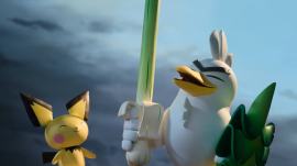 アードマン制作のポケモン新作は全21話、ネギガナイトとピチューをストップモーションで描く
