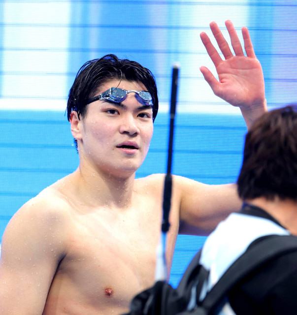 松下知之 400m個メで10年ぶり日本新