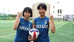 【ビーチバレー】「挑戦する立場で」札幌大谷高・高島心愛＆本間陽菜乃ペア、北海道代表で国スポへ